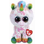 PLUS TY 24CM BOOS UNICORNUL PIXY CU PAIETE fotografia produsului