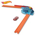 Hot Weels Track Builder Elemente Pista Curba Cu Booster fotografia produsului View 2 S