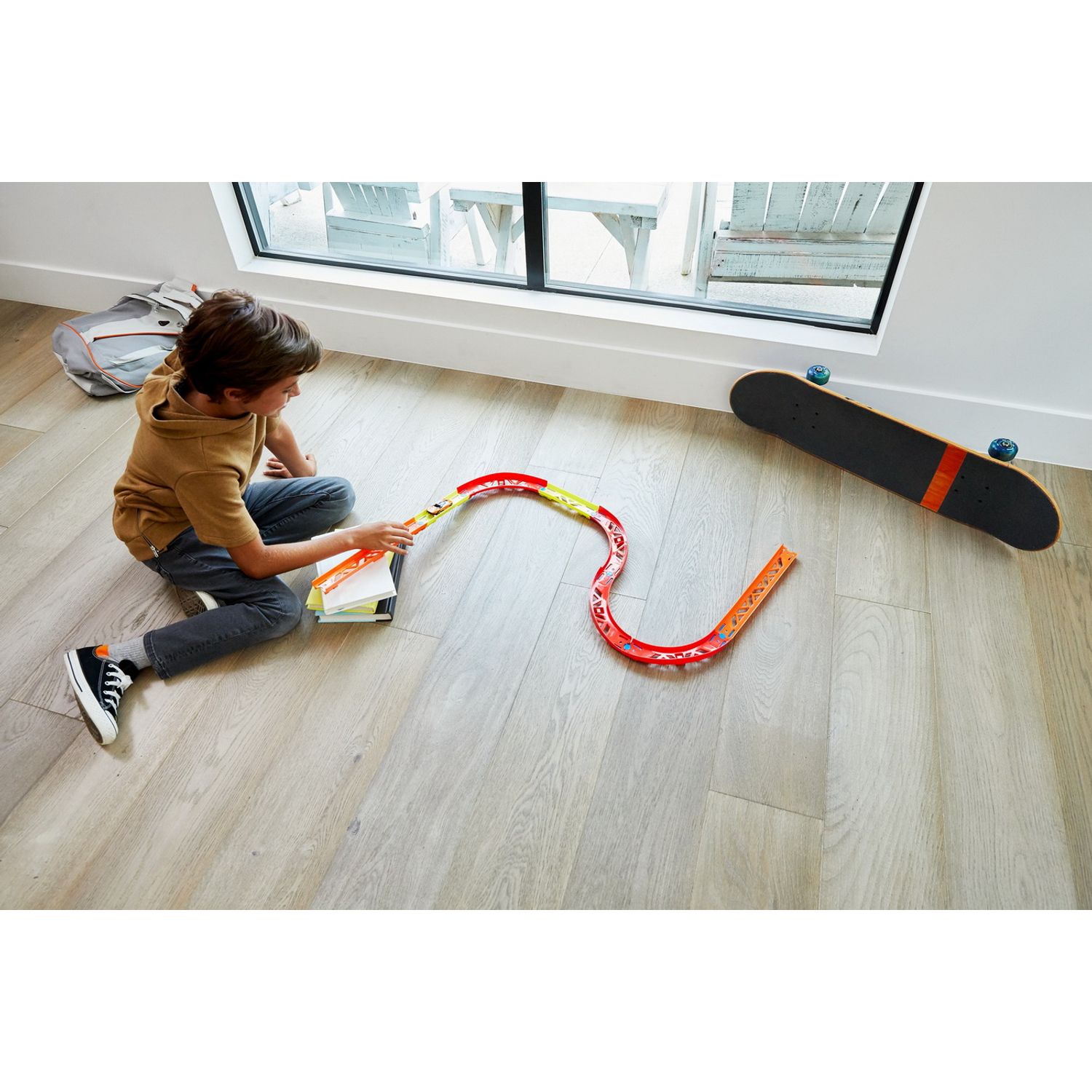 Hot Weels Track Builder Elemente Pista Curba fotografia produsului View 2 L