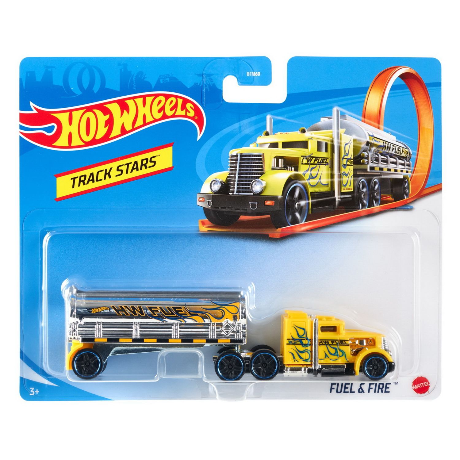 Hot Wheels Camion Fuel And Fire fotografia produsului