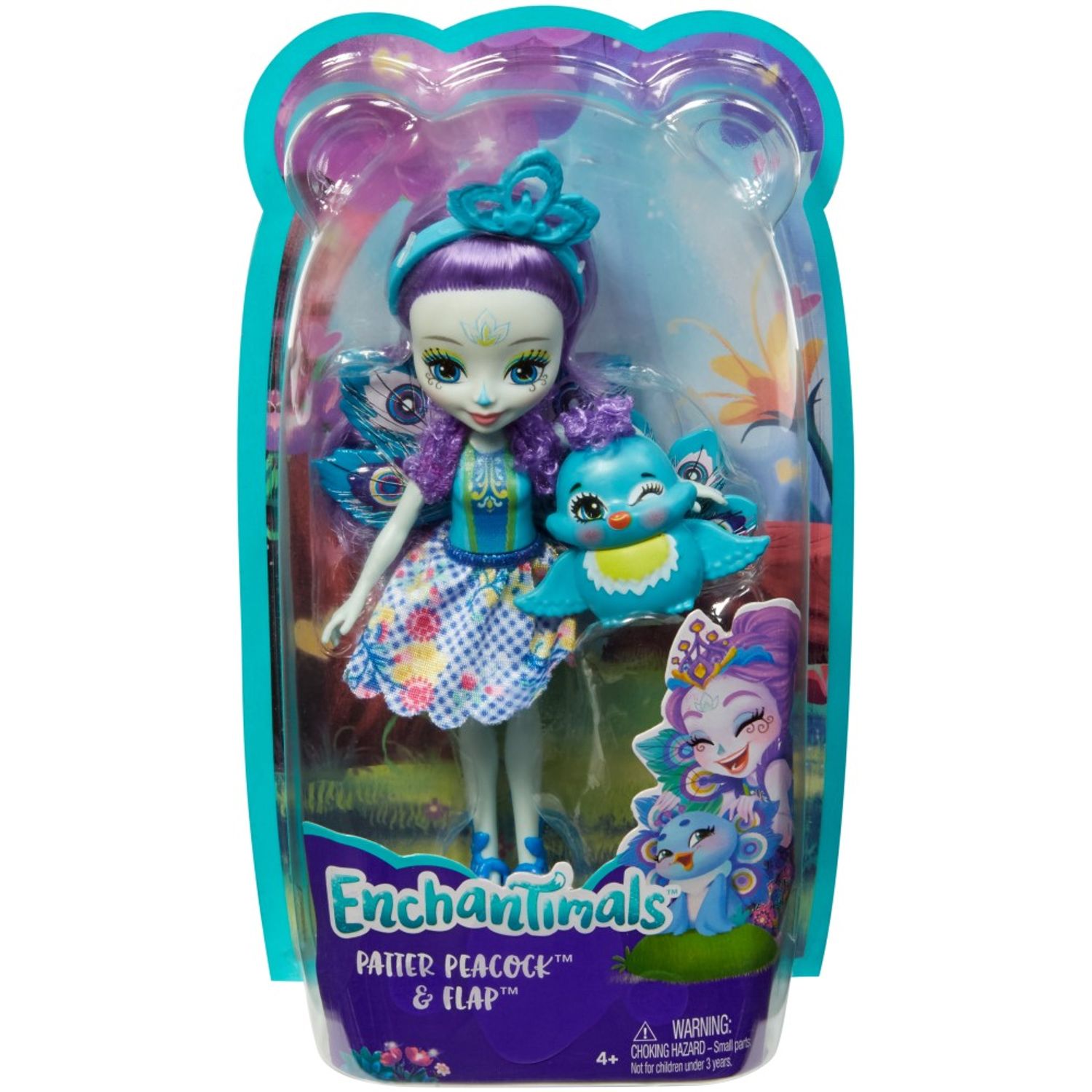 ENCHANTIMALS PAPUSA PATTER PEACOCK fotografia produsului