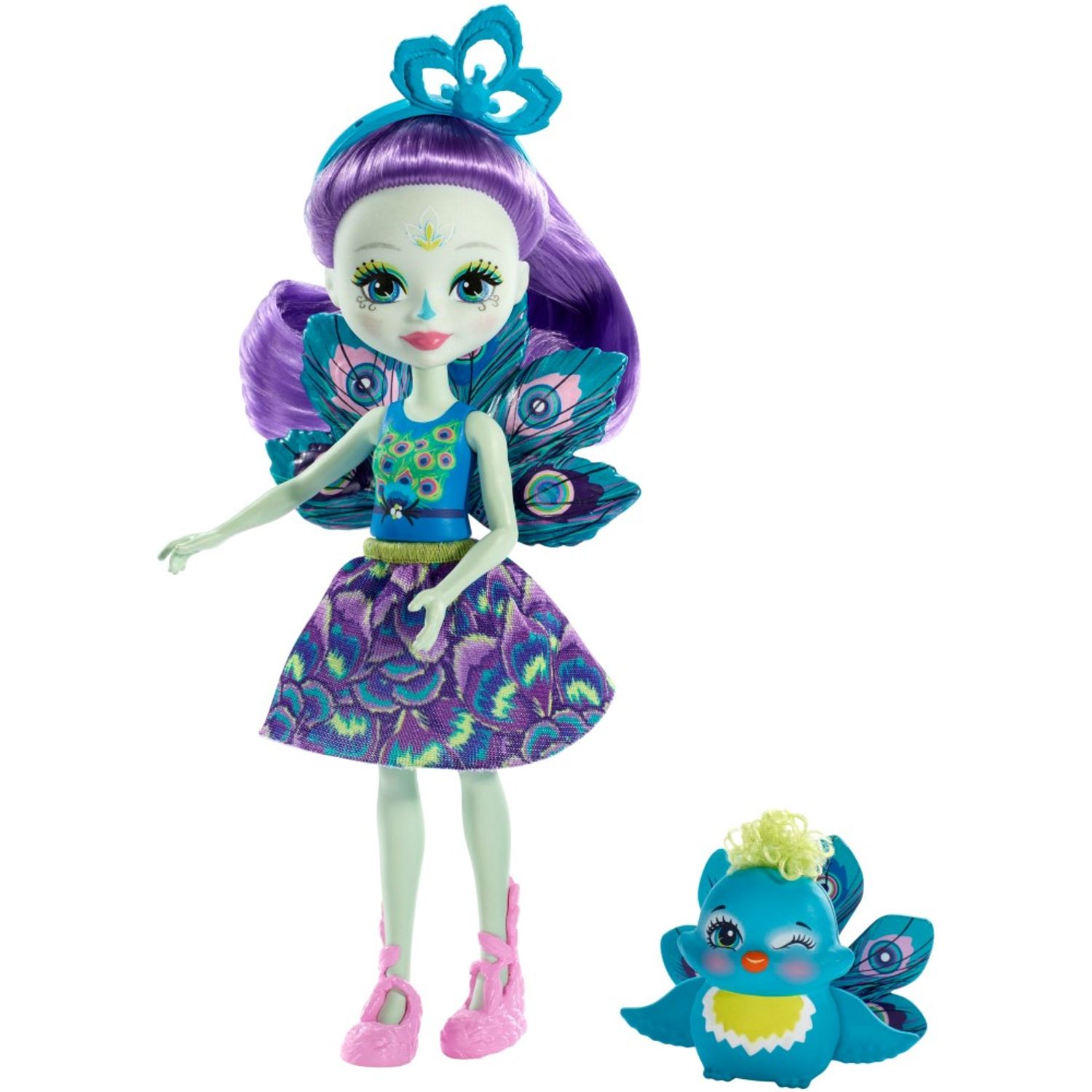 ENCHANTIMALS PAPUSA PATTER PEACOCK fotografia produsului View 2 L