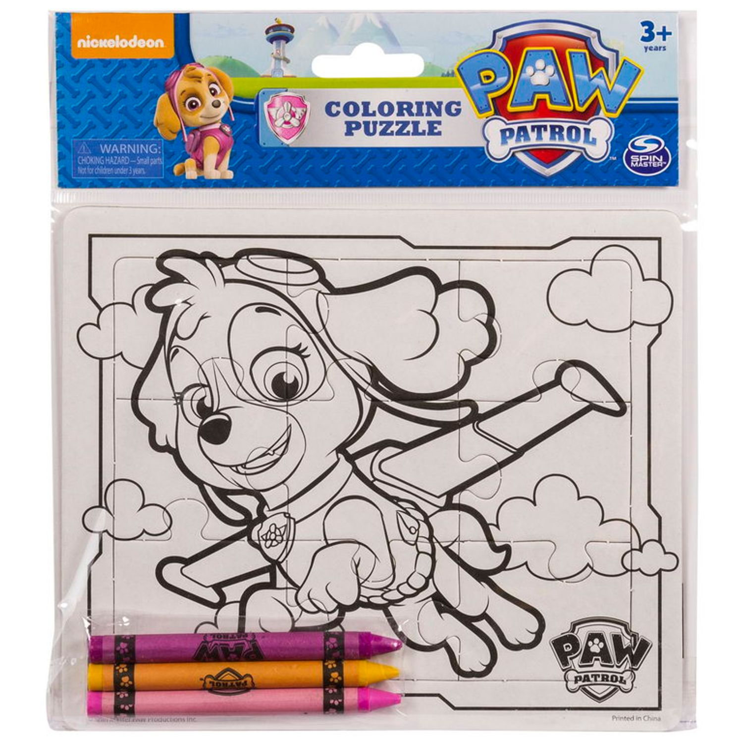 PATRULA CATELUSILOR PUZZLE PENTRU COLORAT fotografia produsului