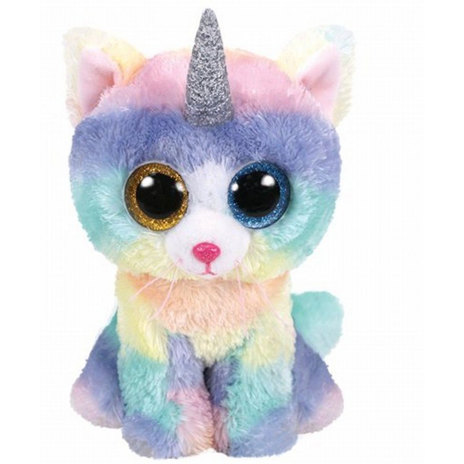 PLUS TY 15CM BOOS HEATHER PISICA UNICORN fotografia produsului