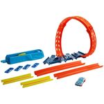 HOT WEELS TRACK BUILDER ELEMENTE PISTA BUCLA REGLABILA fotografia produsului