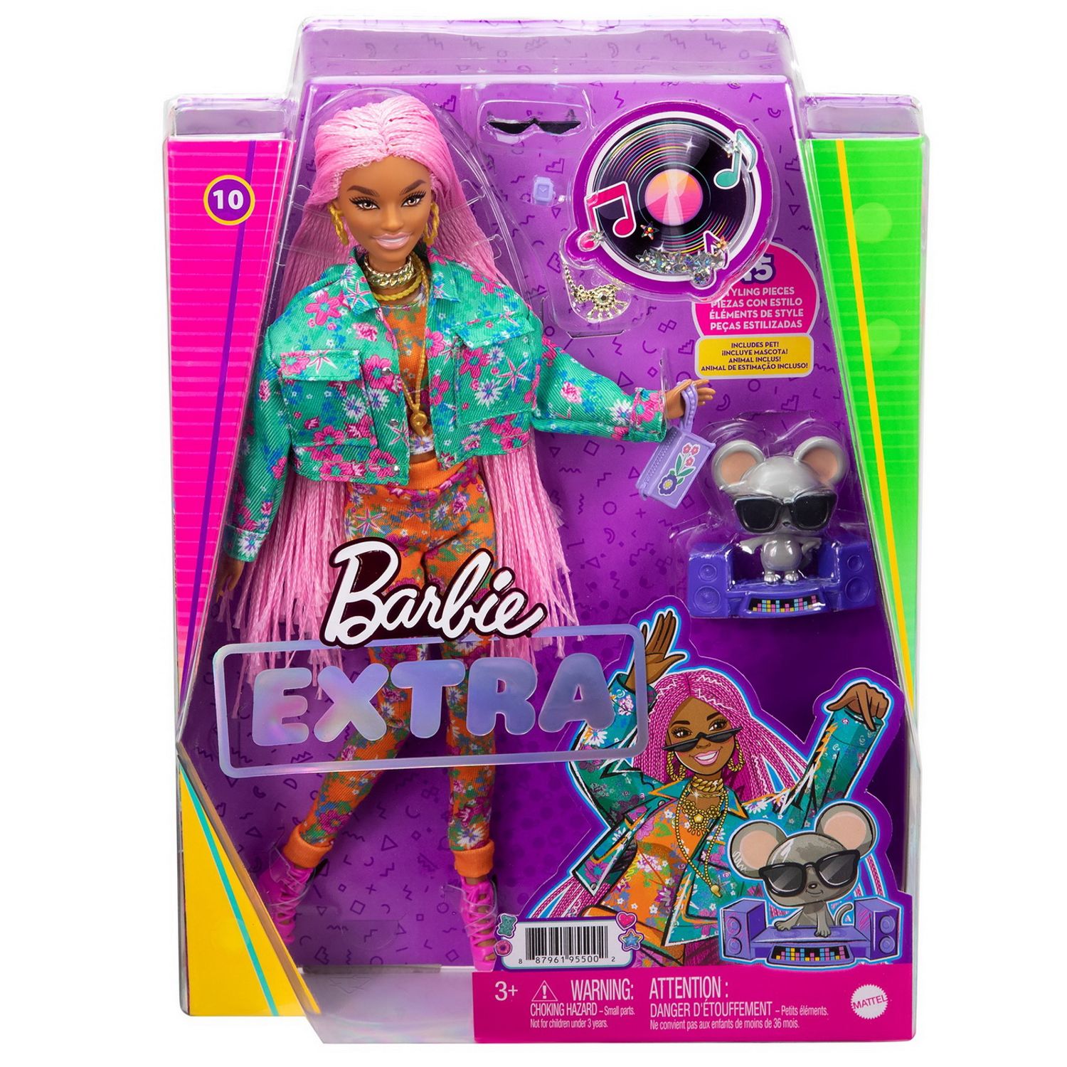 PAPUSA BARBIE EXTRA STYLE CODITE IMPLETITE fotografia produsului