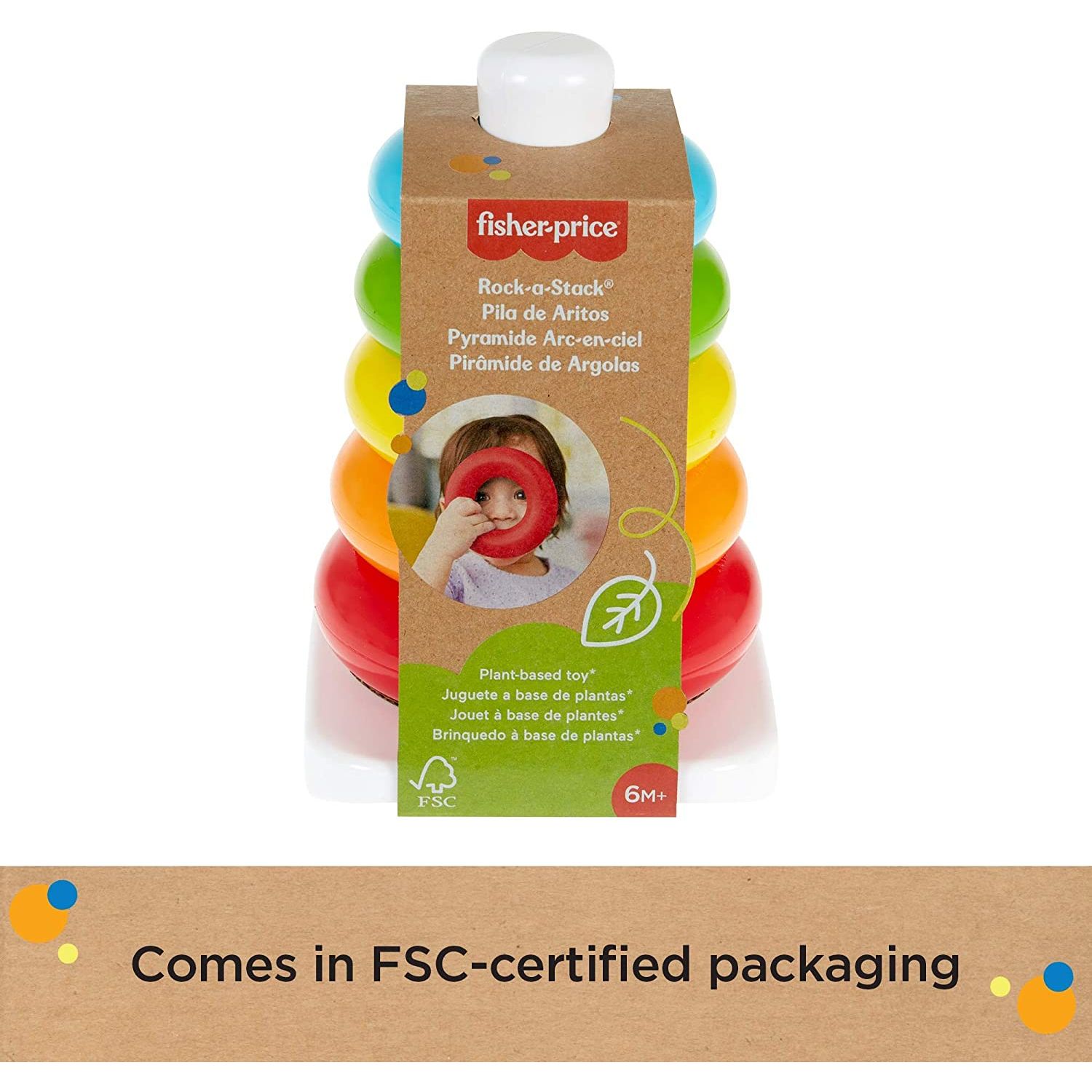FISHER PRICE CONSTRUIESTE PIRAMIDA MTGRF09 fotografia produsului