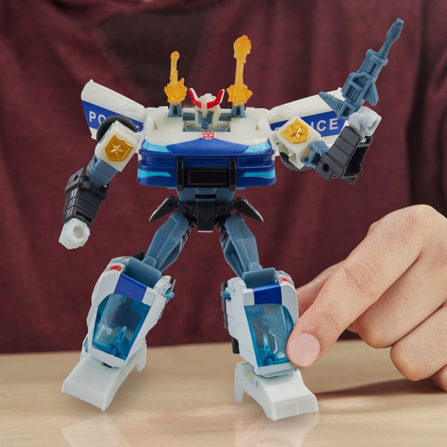 TRANSFORMERS ROBOT VEHICUL CYBERVERSE DELUXE PROWL fotografia produsului View 3 L