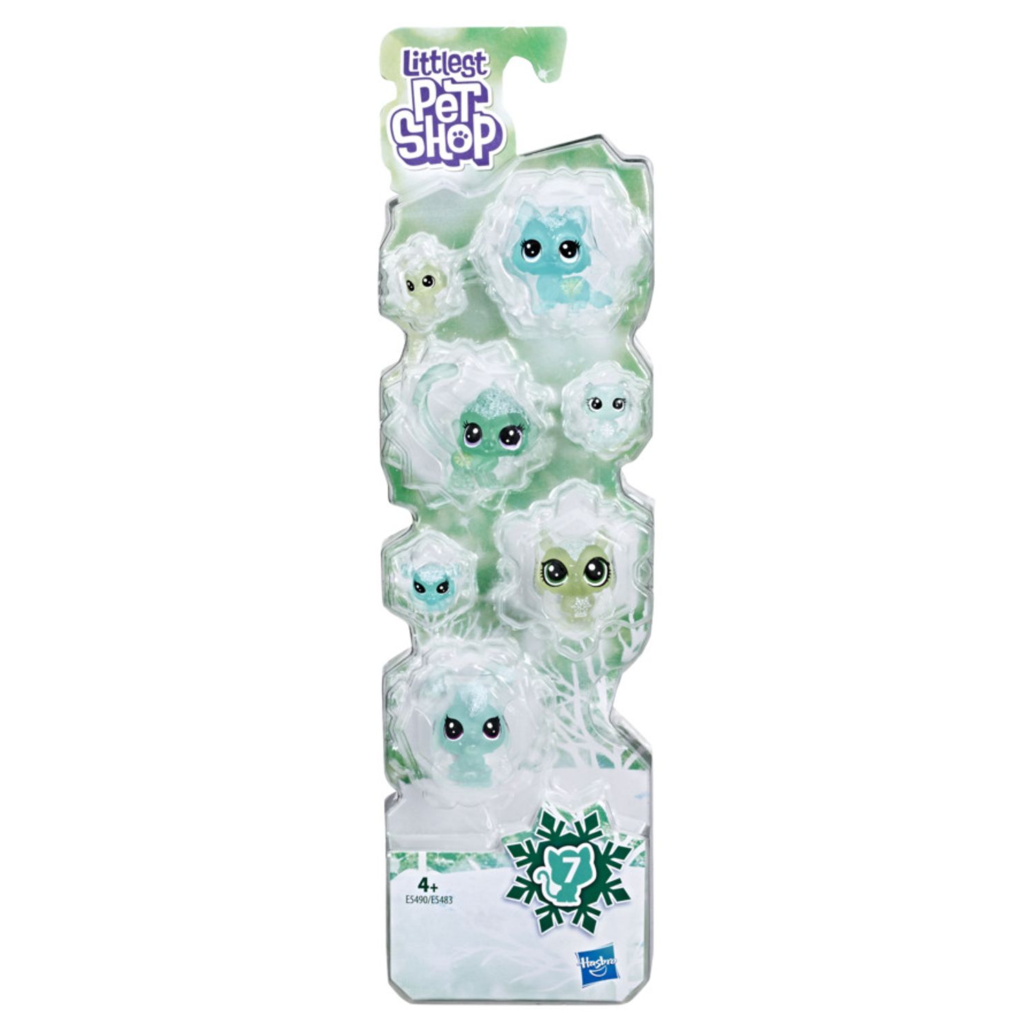 LPS SET 7 ANIMALUTE TINUTUL INGHETAT VERDE fotografia produsului