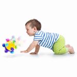 MINGEA BEBE INTERACTIVA CHUCKLE BALL fotografia produsului View 3 S