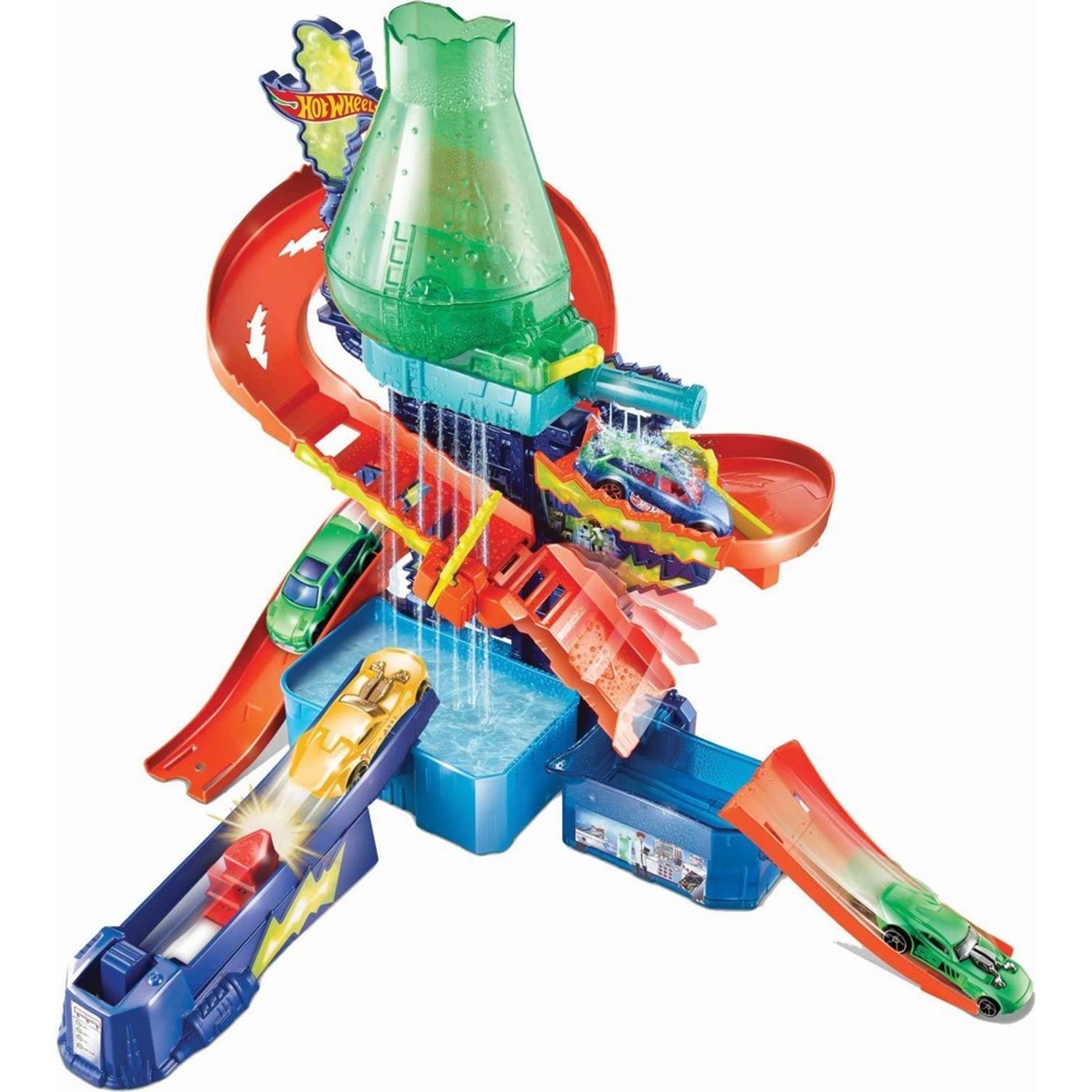 HOT WHEELS PLAYSET CULORI SCHIMBATOARE LABORATORUL STIINTIFIC fotografia produsului View 3 L