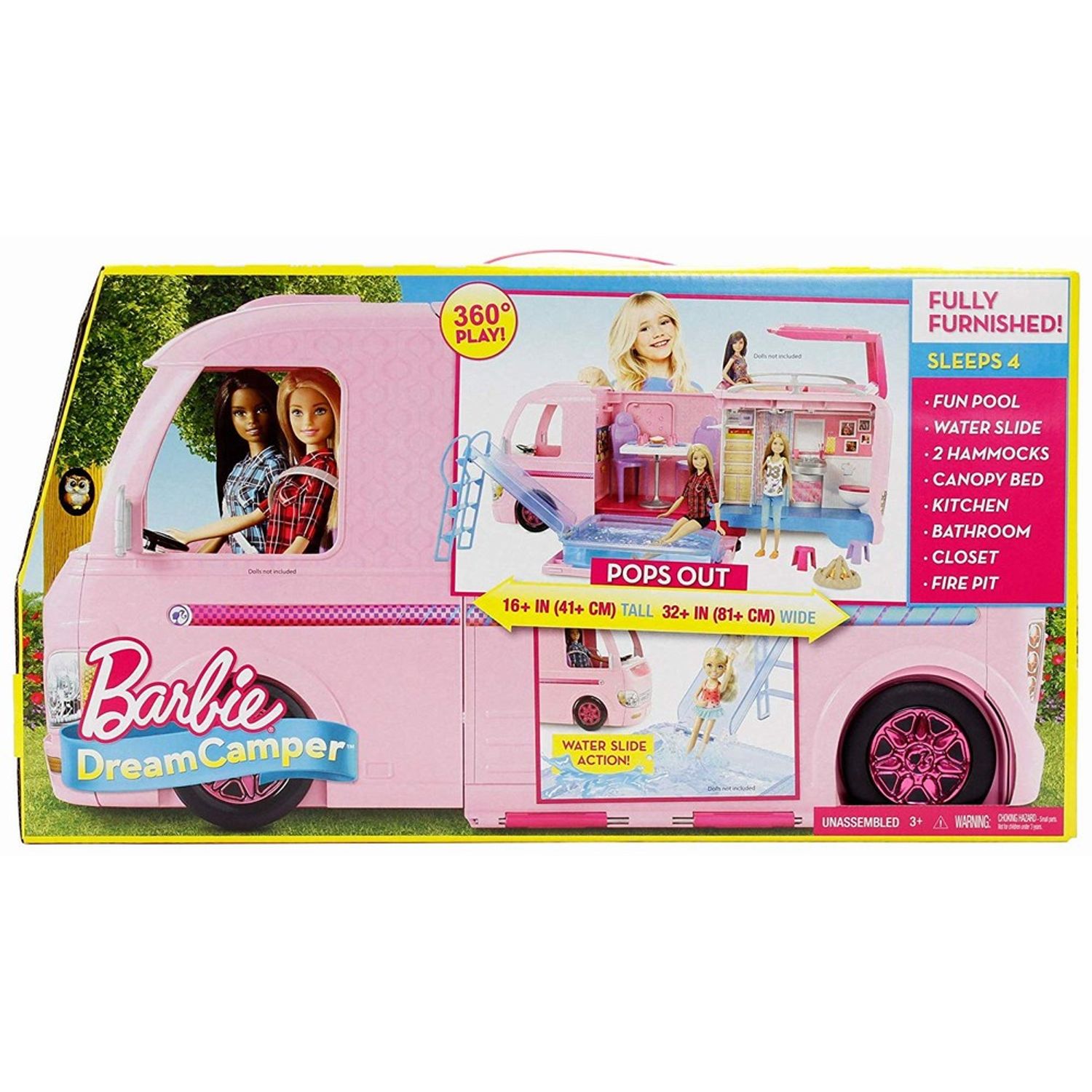 BARBIE MASINA RULOTA fotografia produsului