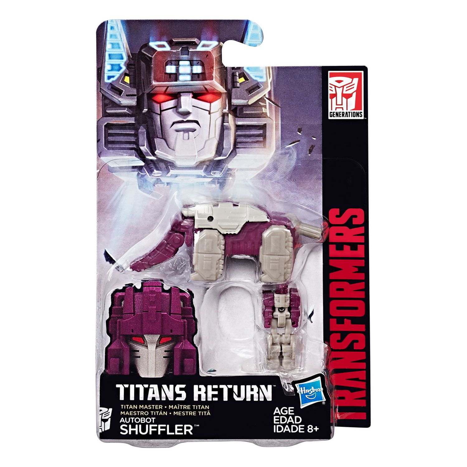 FIGURINA GENERATIONS TITAN MASTERS AUTOBOT SHUFFLER fotografia produsului