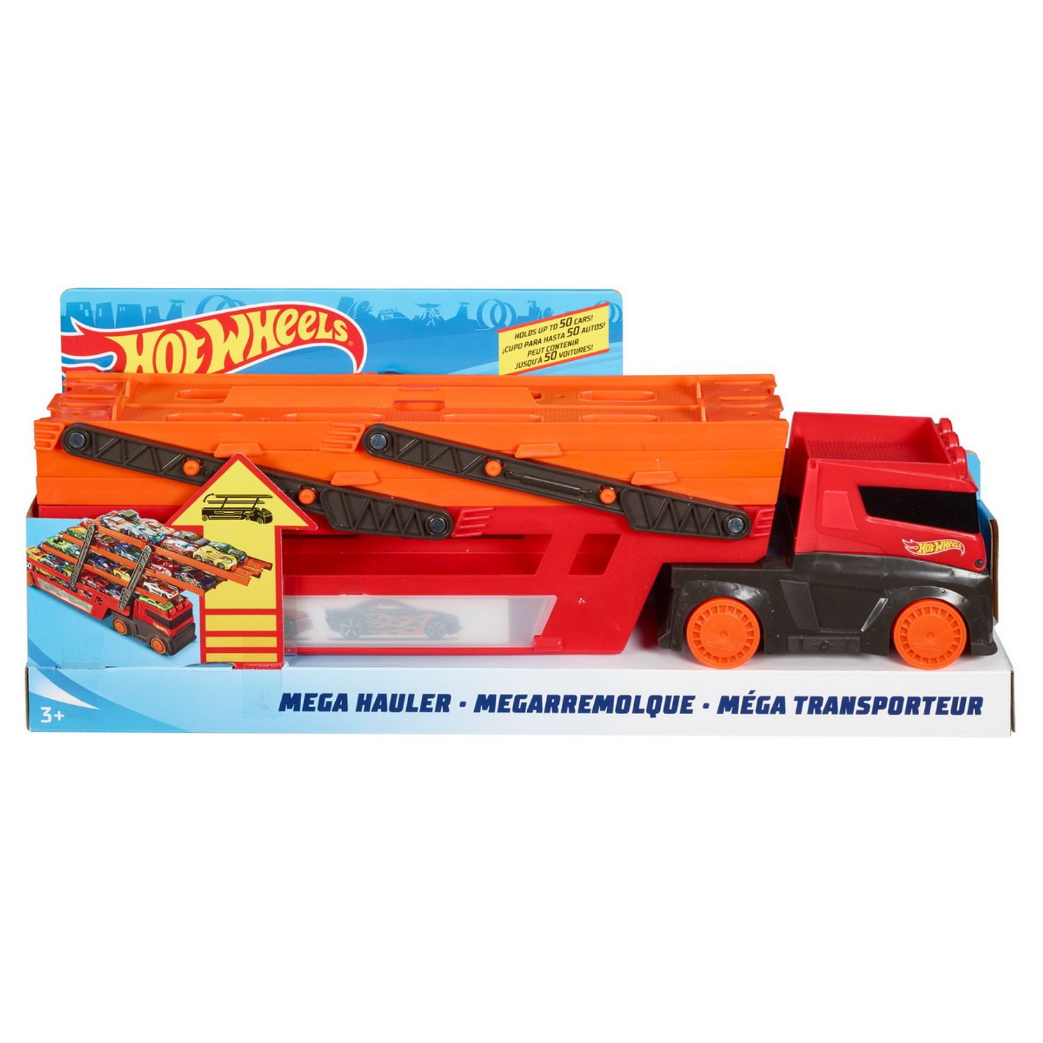 HOT WHEELS MEGA TRANSPORTATORUL DE MASINI fotografia produsului