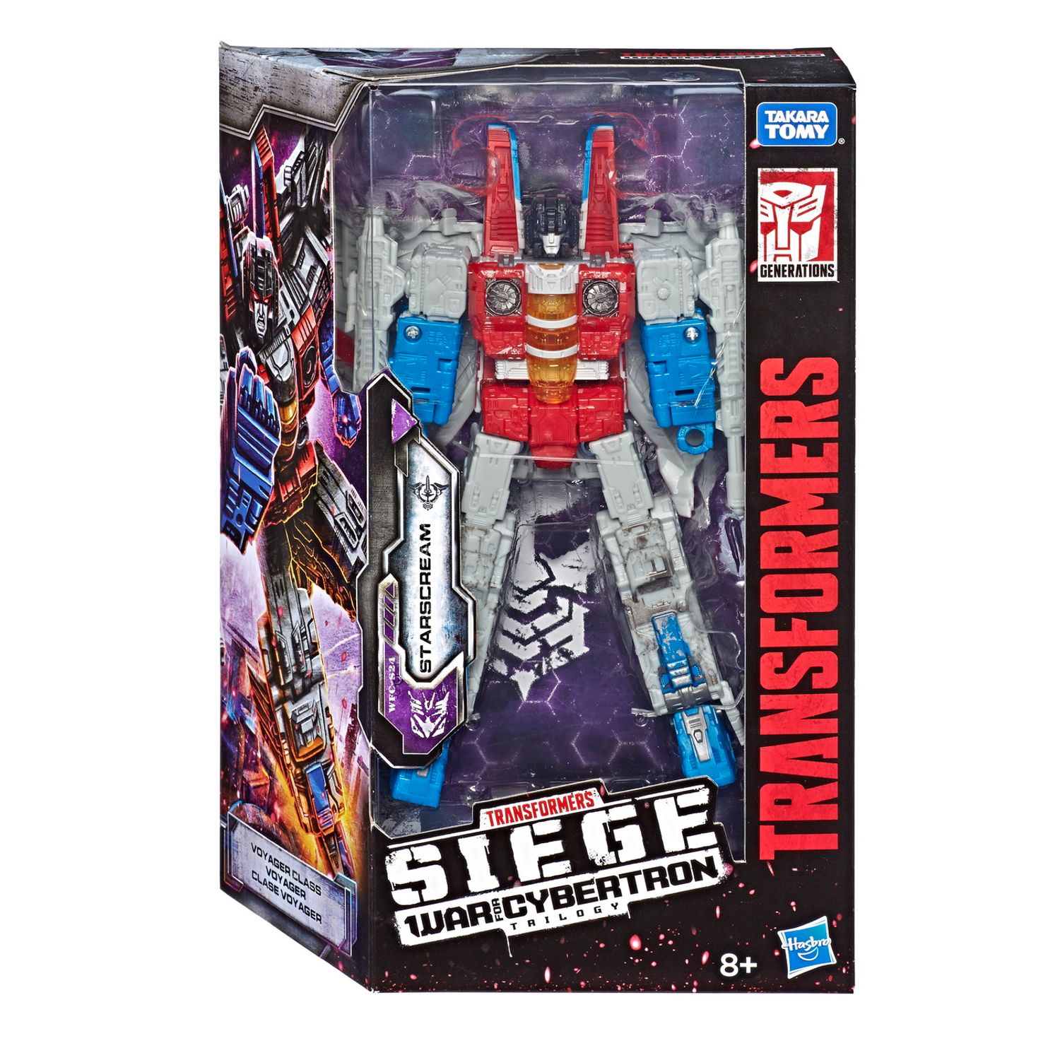 TRANSFORMERS VOYAGER ROBOT DECEPTICON STARSCREAM fotografia produsului