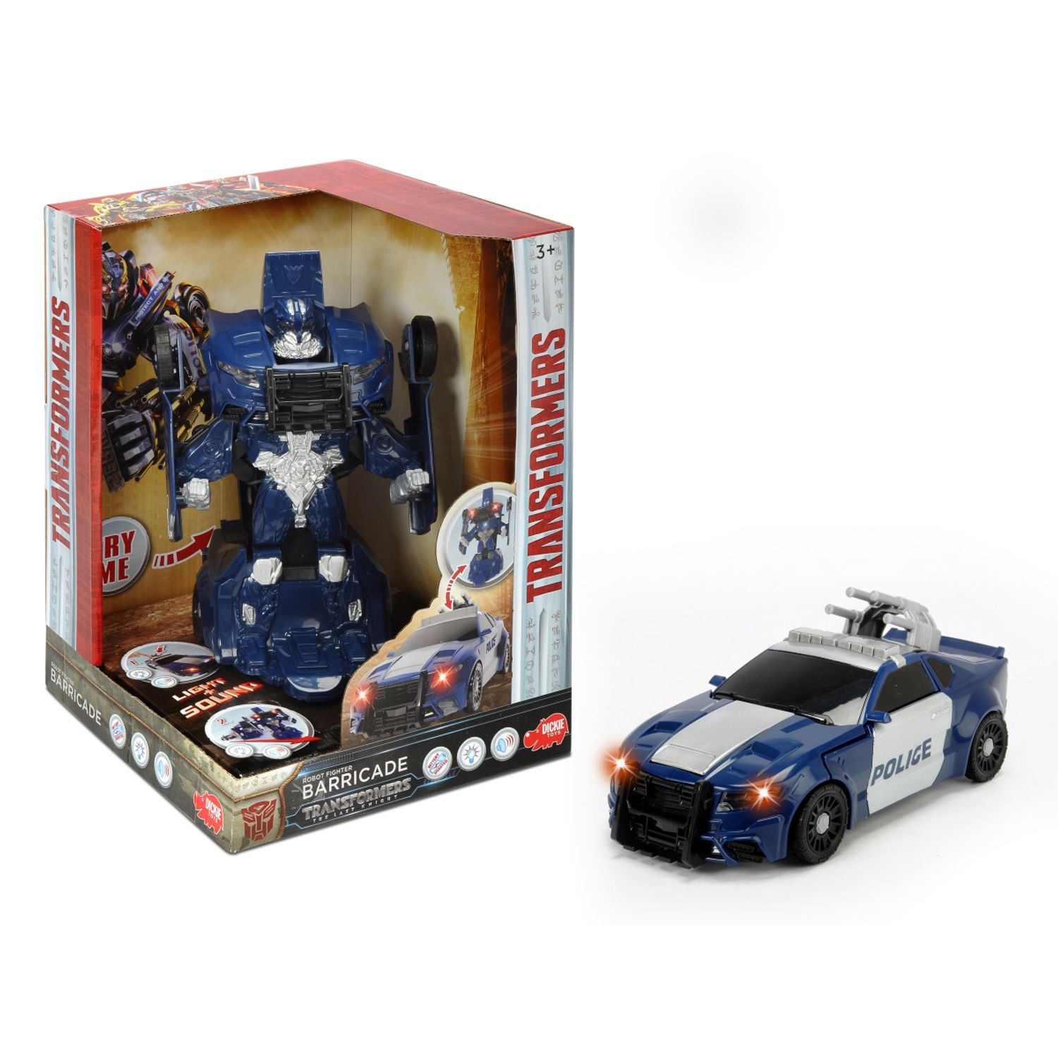 TRANSFORMERS M5 ROBOT LUPTATOR BARRICADE fotografia produsului