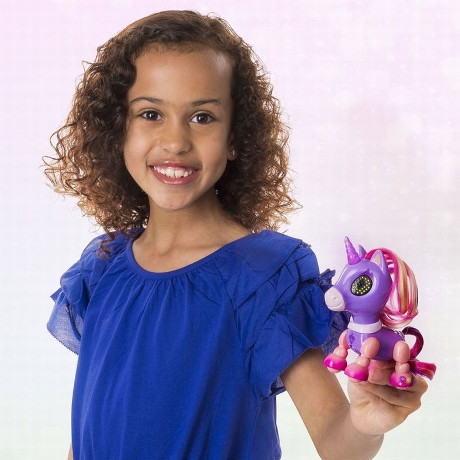 Unicorn Interactiv Zoomer Zupps Crystal fotografia produsului View 9 L