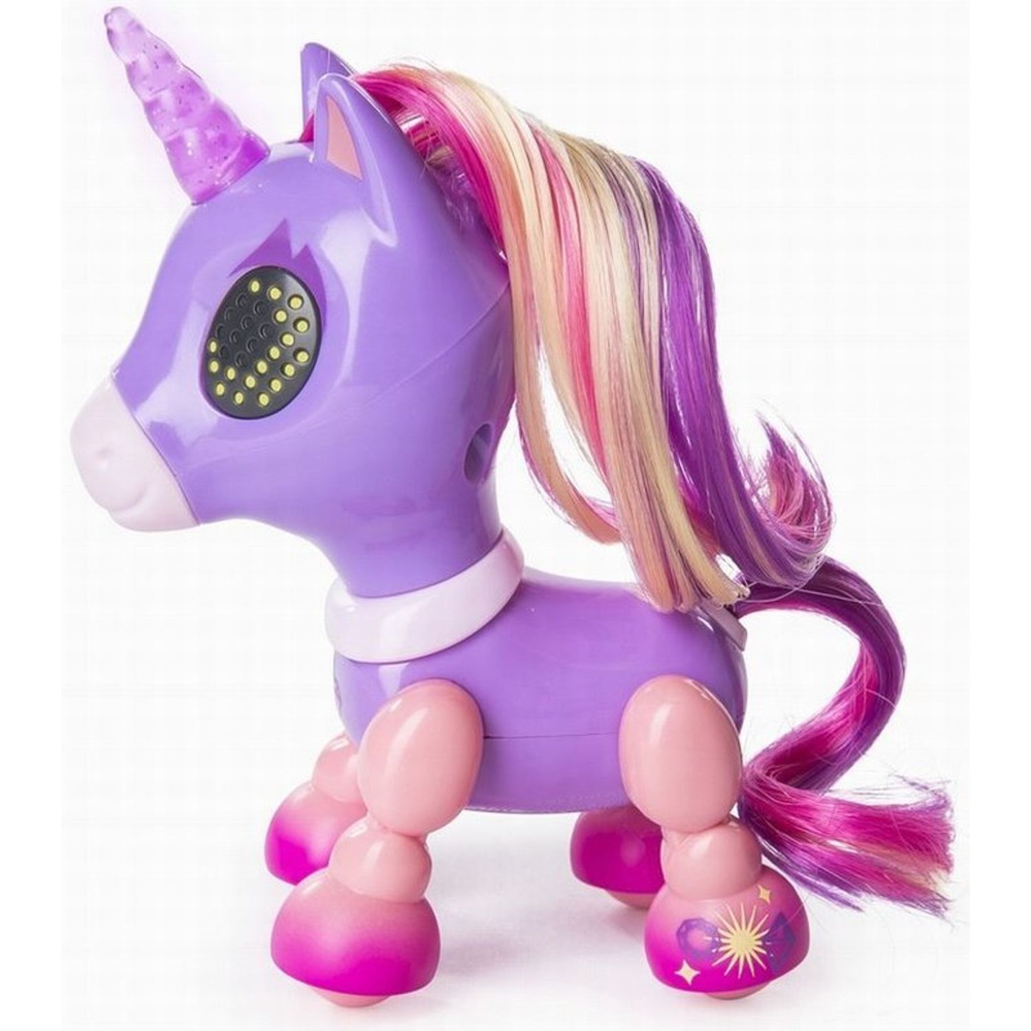 Unicorn Interactiv Zoomer Zupps Crystal fotografia produsului View 10 L