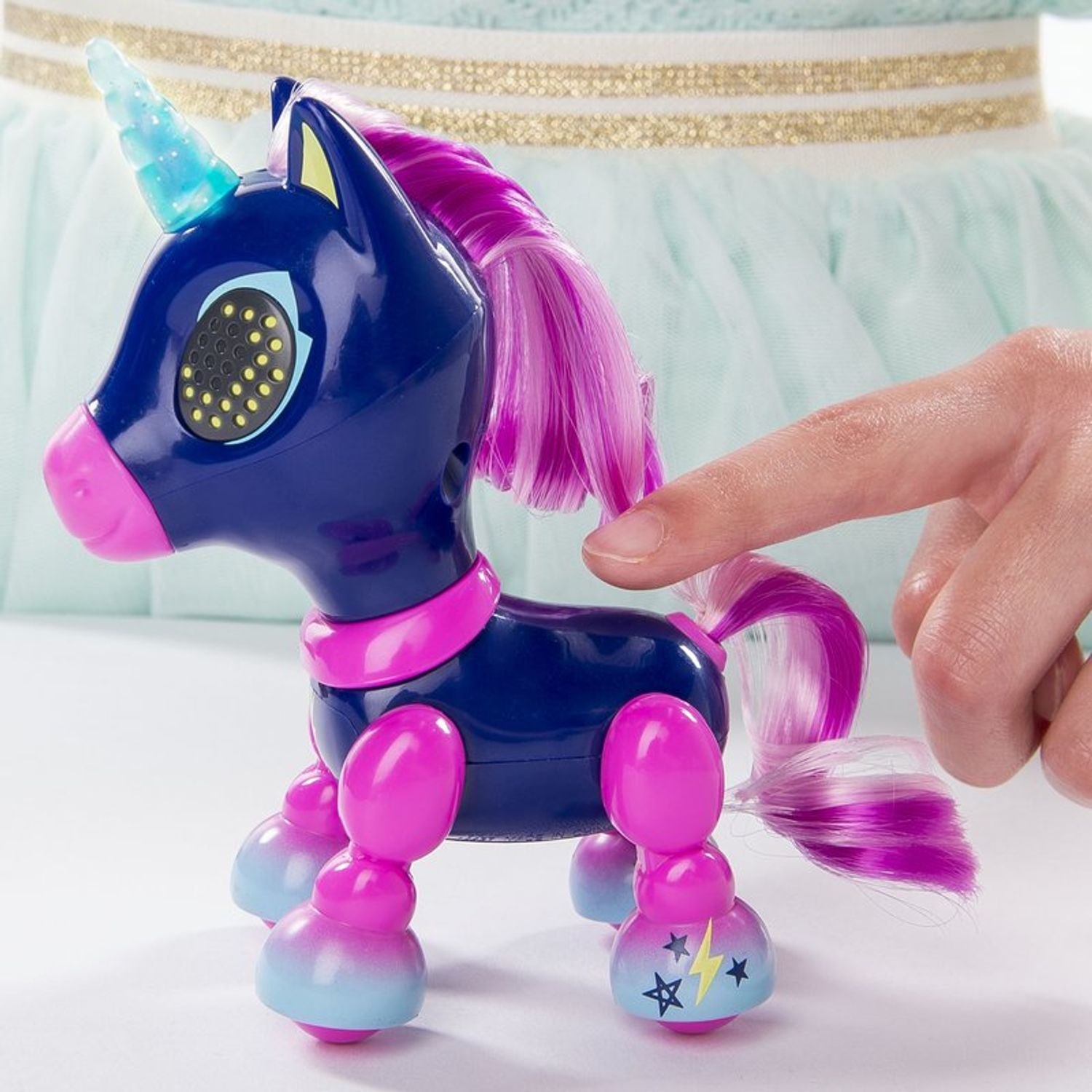 Unicorn Interactiv Zoomer Zupps Midnight fotografia produsului View 10 L