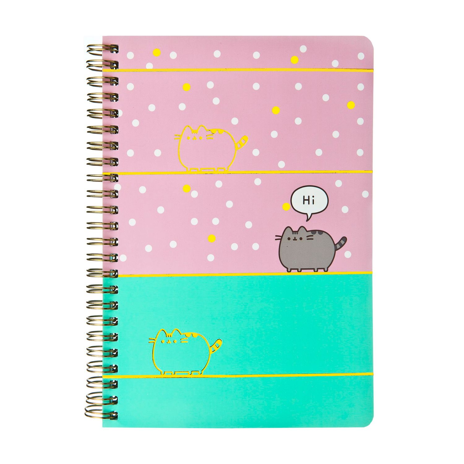 Pusheen Agenda Cu Coperta Efect Metalic 80 File fotografia produsului