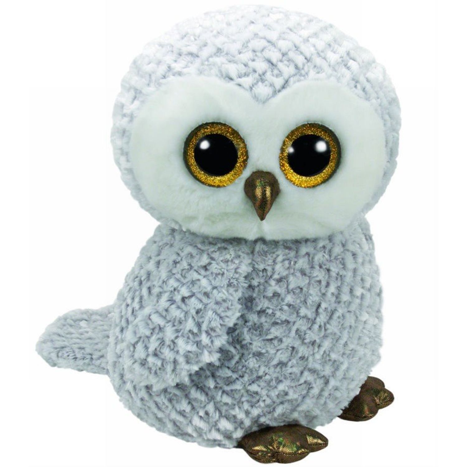 Plus Ty 42Cm Boos Owlette Bufnita Alba fotografia produsului