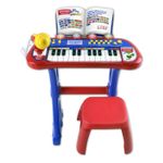 Bontempi Orga Electronica Cu Microfon Si Scaun Rosie fotografia produsului View 2 S