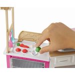 Papusa Barbie Cu Set De Joaca Bucatarie fotografia produsului View 3 S