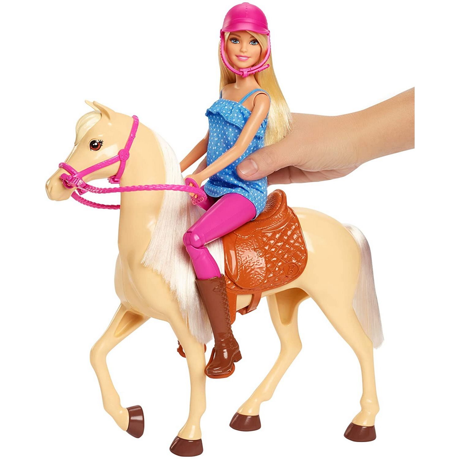 Barbie Set Papusa Cu Cal fotografia produsului View 2 L