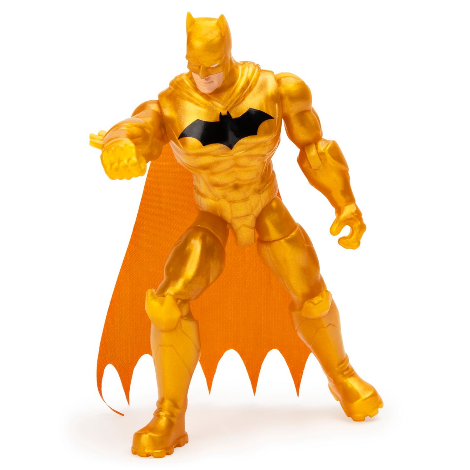 Figurina Batman Auriu 10Cm Cu 3 Accesorii Surpriza fotografia produsului