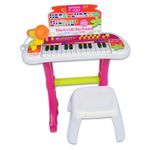 Bontempi Orga Electronica Cu Microfon Si Scaun Roz fotografia produsului View 2 S