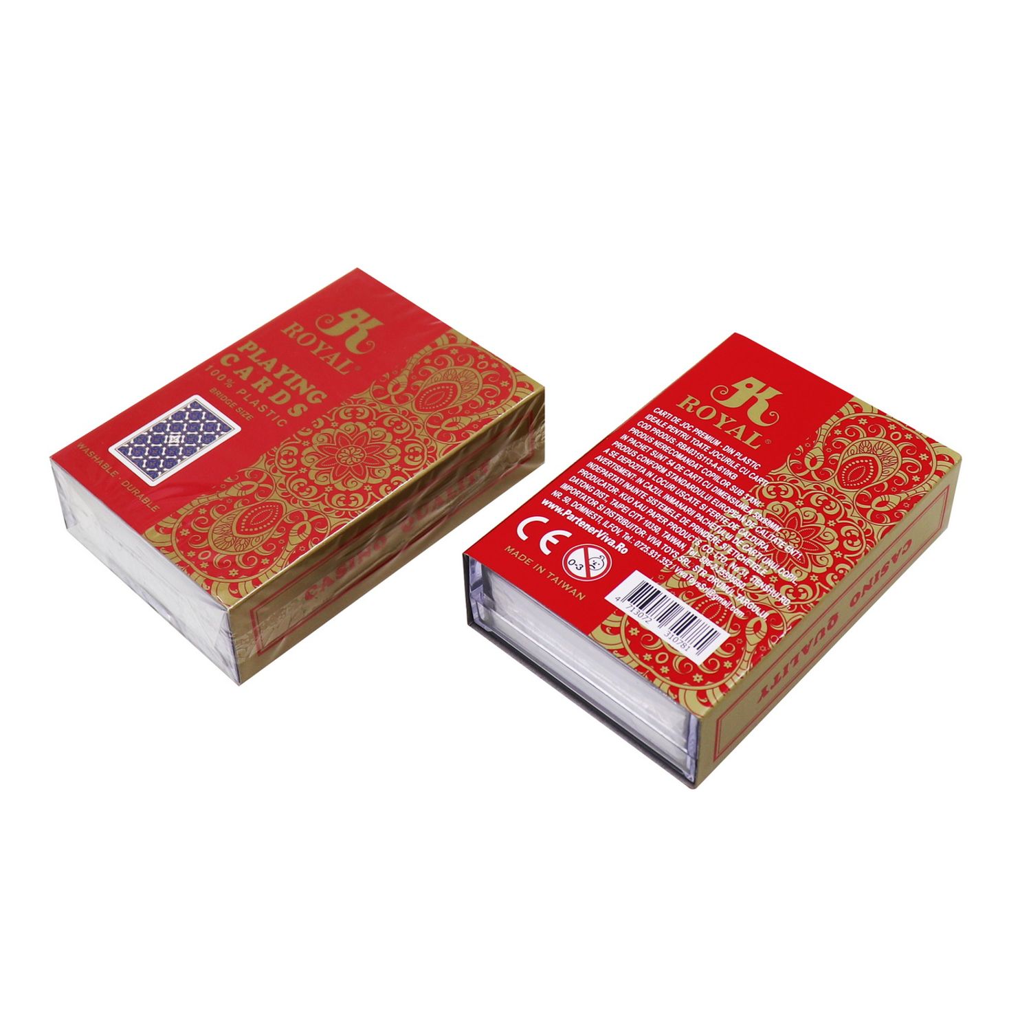 Carti De Joc Royal Din Plastic Deluxe Edition fotografia produsului View 3 L