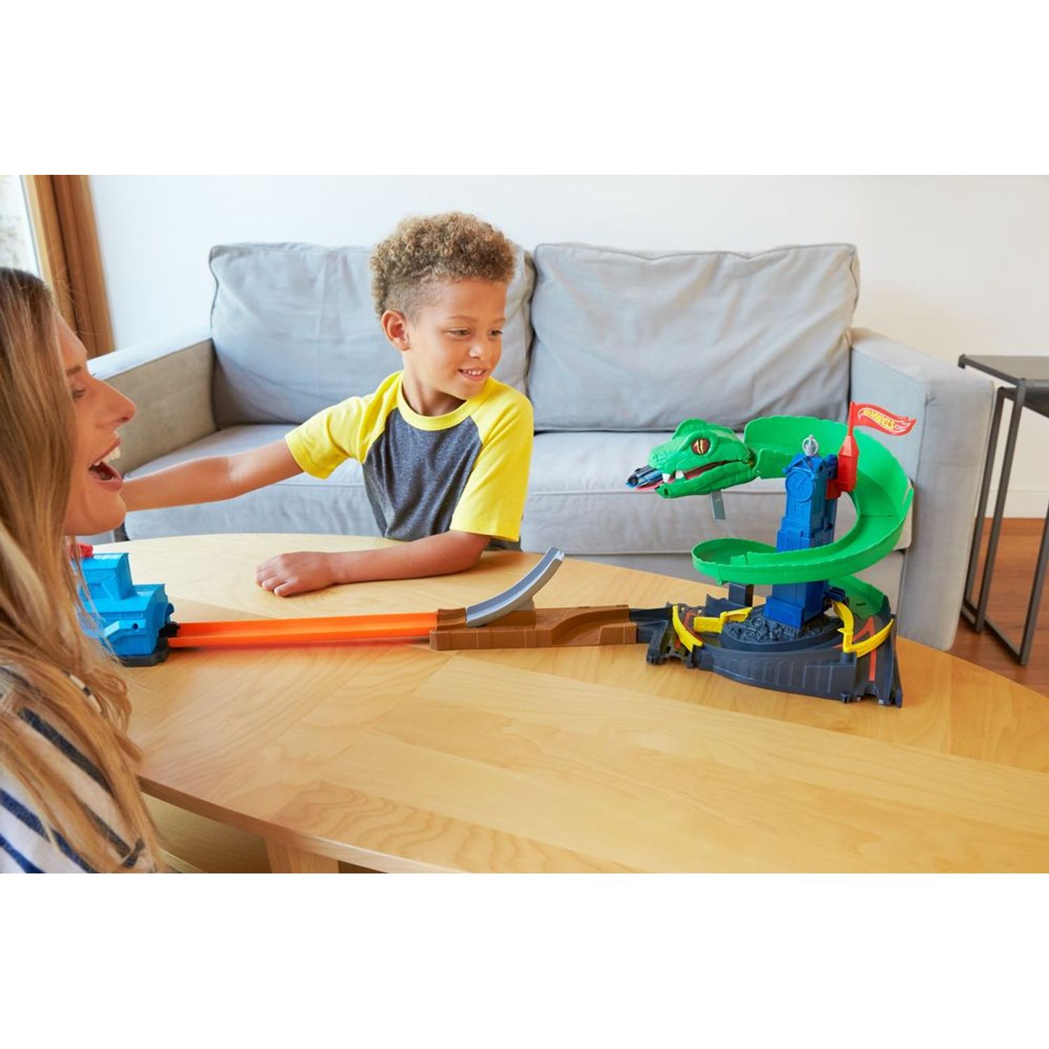 City Set De Joaca Cobra Hot Wheels fotografia produsului View 4 L