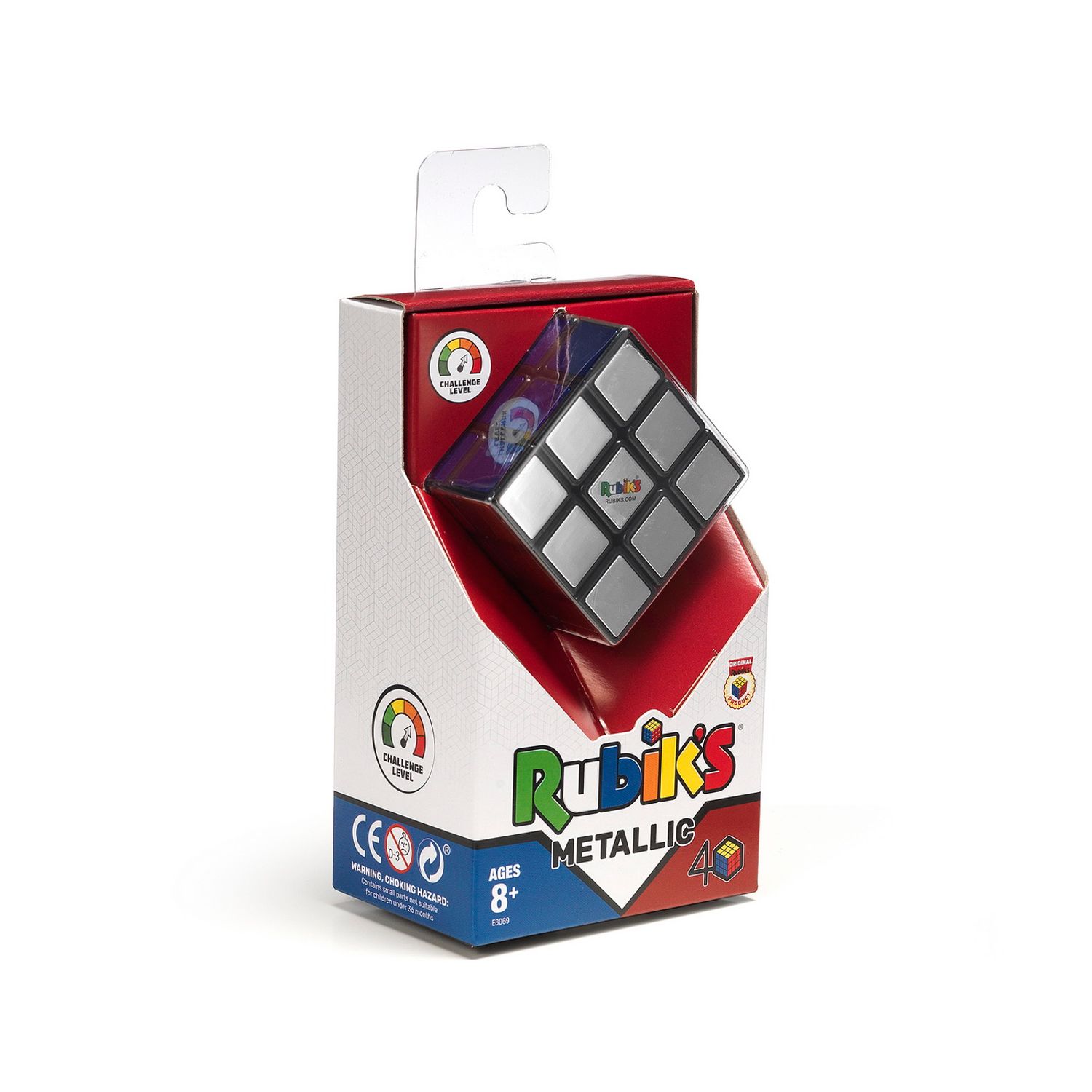 CUB RUBIK METALIC 3X3 ORIGINAL fotografia produsului View 4 L