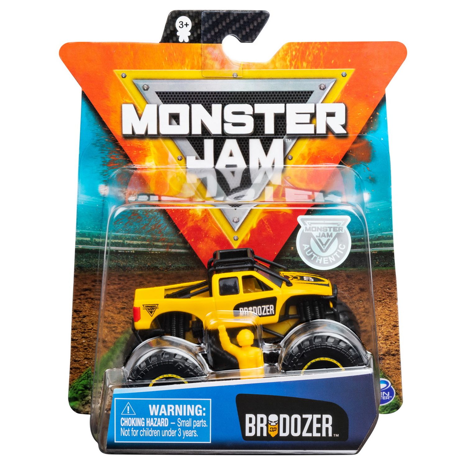 Monster Jam Metalica Brodozer Scara 1 La 64 fotografia produsului View 2 L