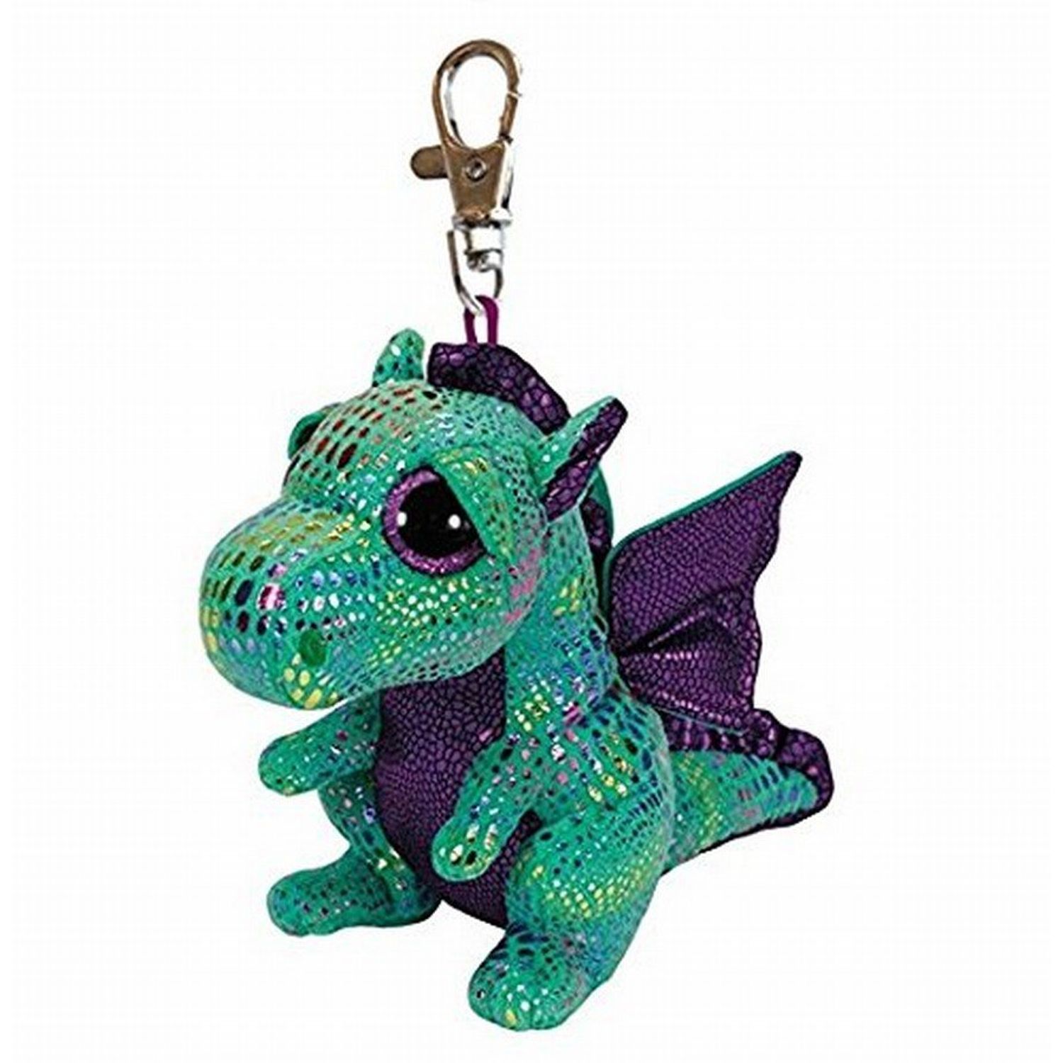 Plus Breloc Ty 8.5Cm Boos Dragon Verde fotografia produsului