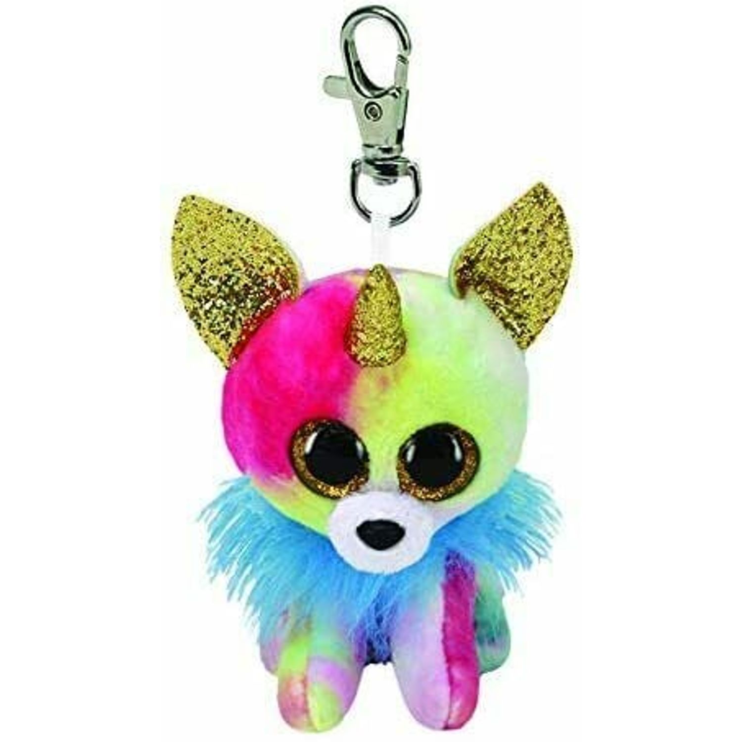 Plus Breloc Ty 8.5Cm Chihuahua Unicorn fotografia produsului