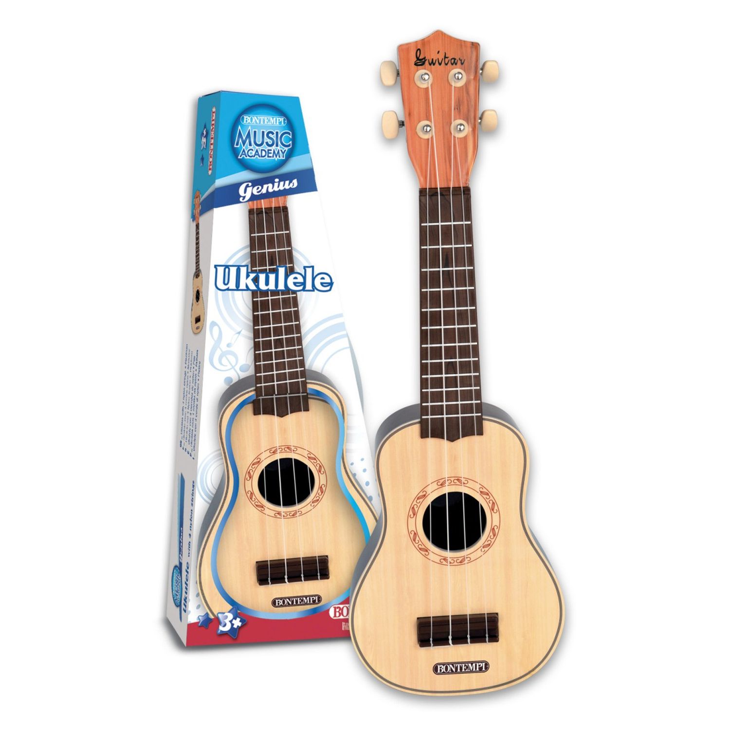 Bontempi Ukulele Cu 4 Corzi fotografia produsului View 3 L