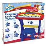 Bontempi Orga Elctronica Albastra Cu Microfon Si Scaun fotografia produsului