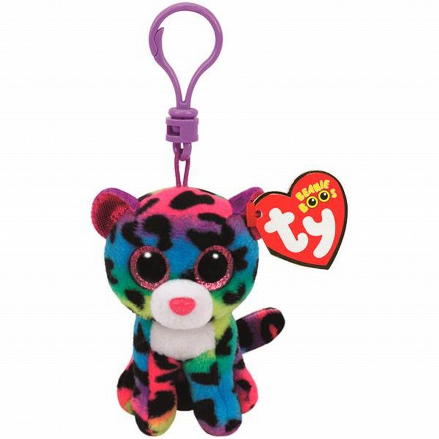 Plus Breloc Ty 8.5Cm Boos Leopard Multicolor fotografia produsului