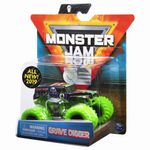 Monster Jam Metalica Grave Digger Scara 1 La 64 fotografia produsului