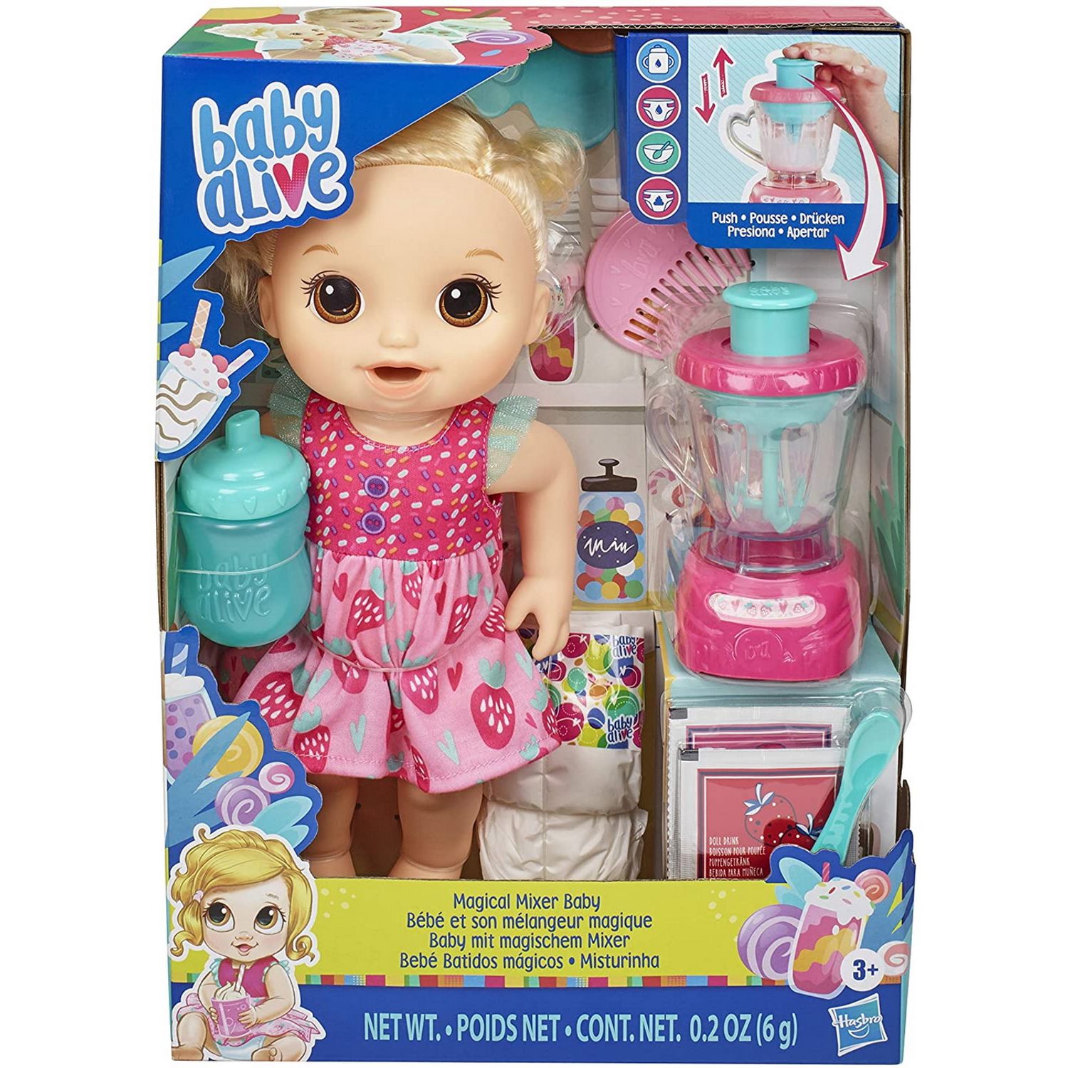 Papusa Baby Alive Cu Mixer Pentru Capsuni fotografia produsului