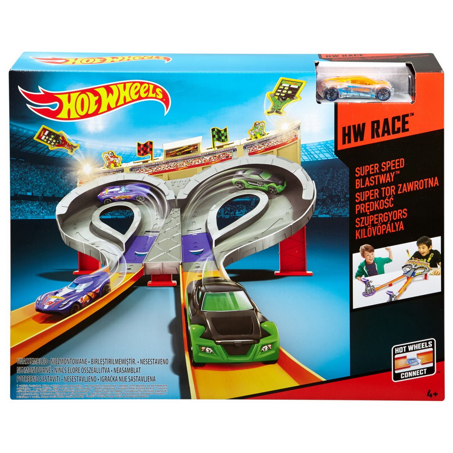 Hot Wheels Action Pista Super Vitezei fotografia produsului