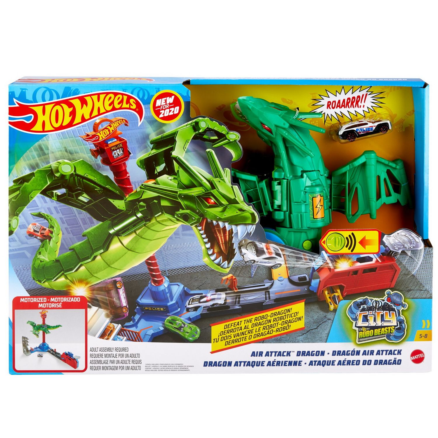 Hot Wheels Set De Joaca Atacul Dragonului fotografia produsului