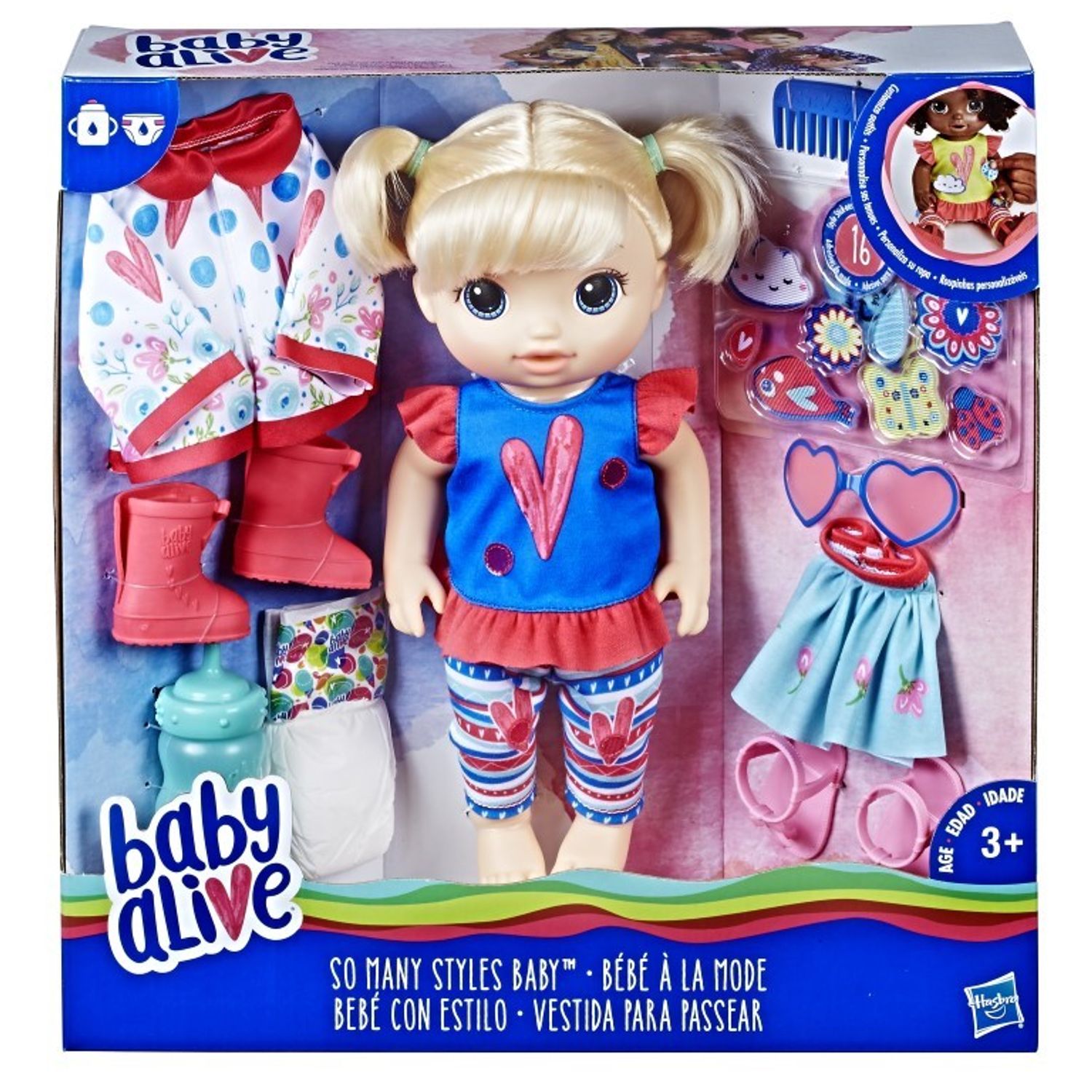 Bebelusul Baby Alive Cu Hainute De Schimb fotografia produsului