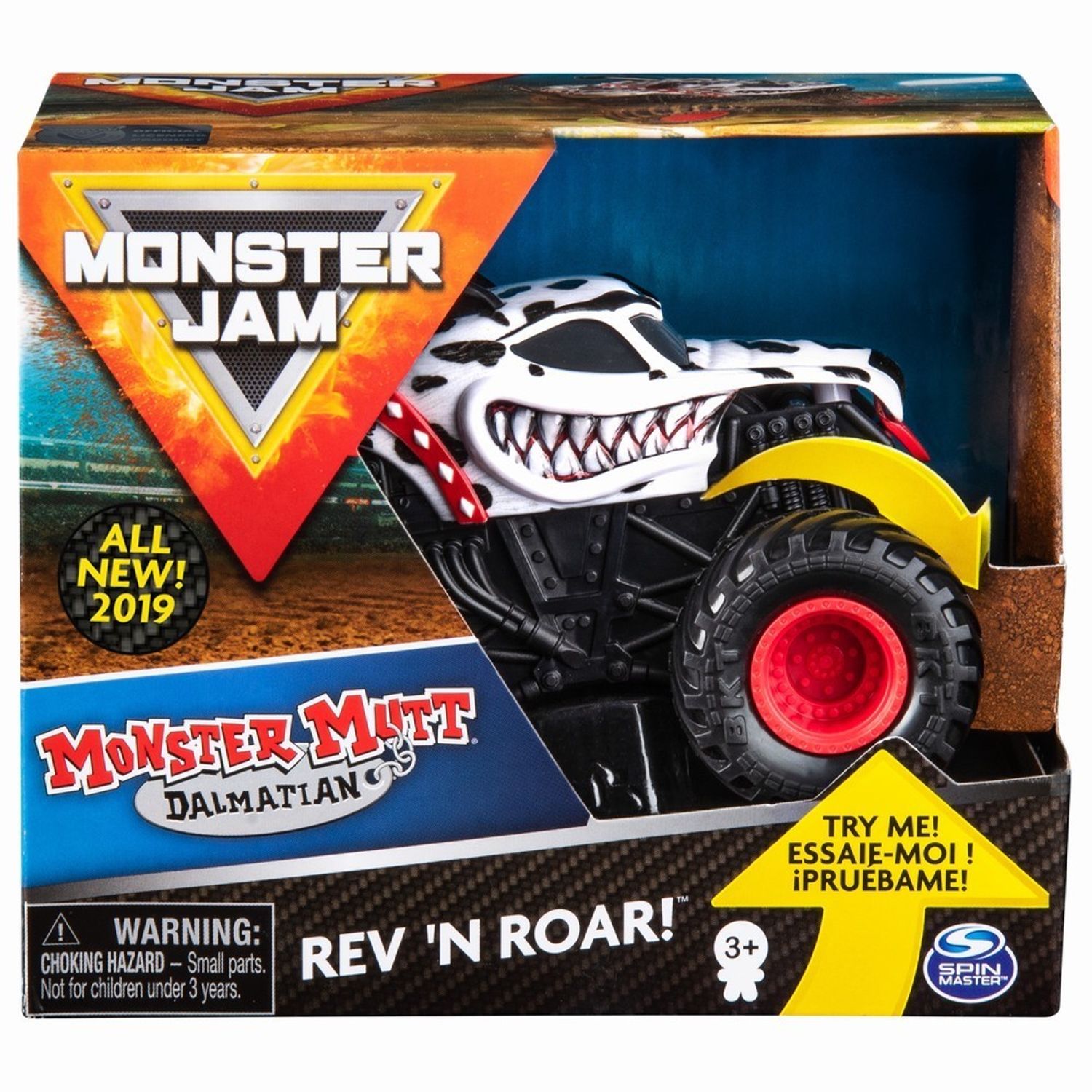 Monster Jam Macheta Dalmatianul Seria Roar Scara 1 La 43 fotografia produsului View 6 L