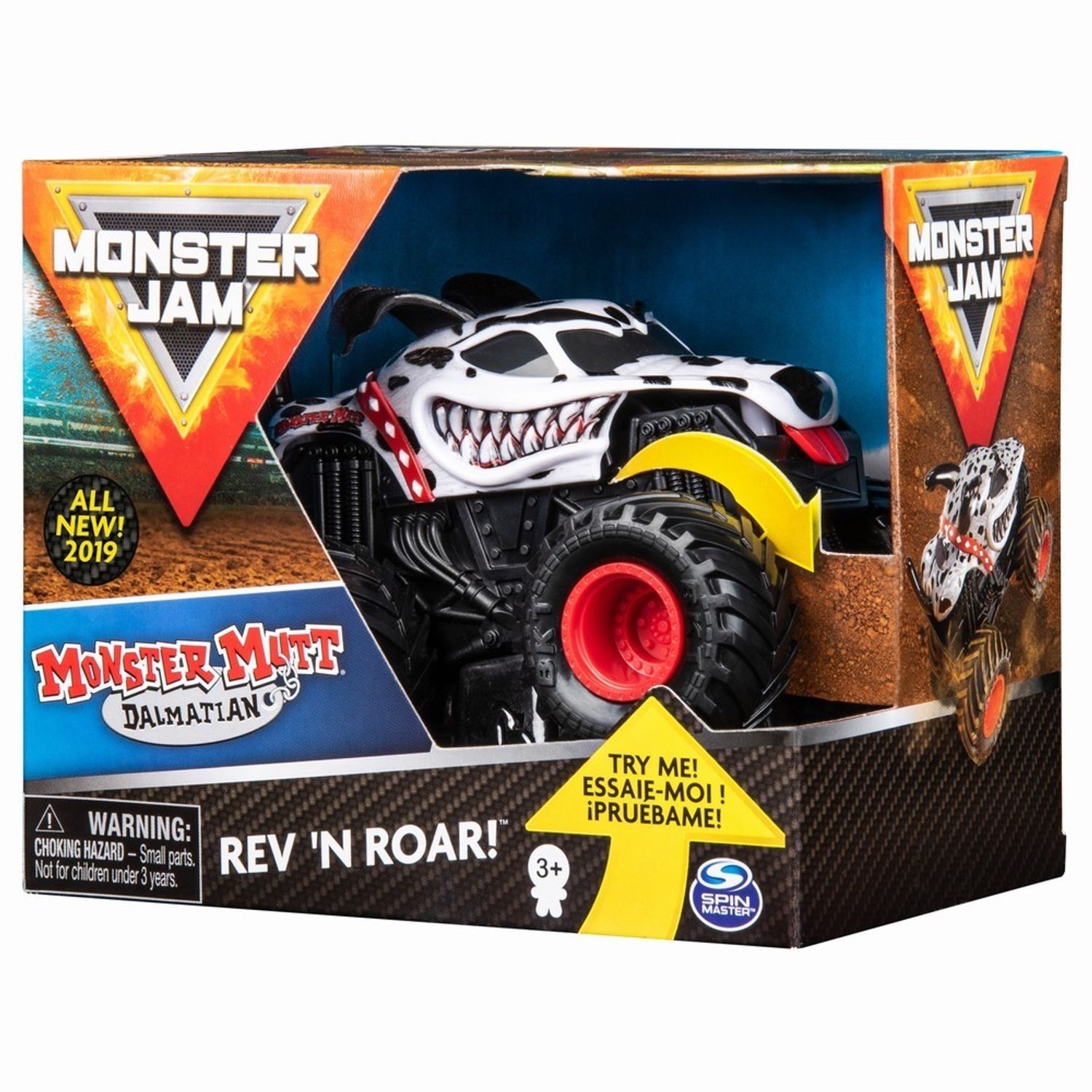 Monster Jam Macheta Dalmatianul Seria Roar Scara 1 La 43 fotografia produsului