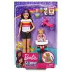 Papusa Barbie Mamica Cu Copilas Si Tricicleta fotografia produsului