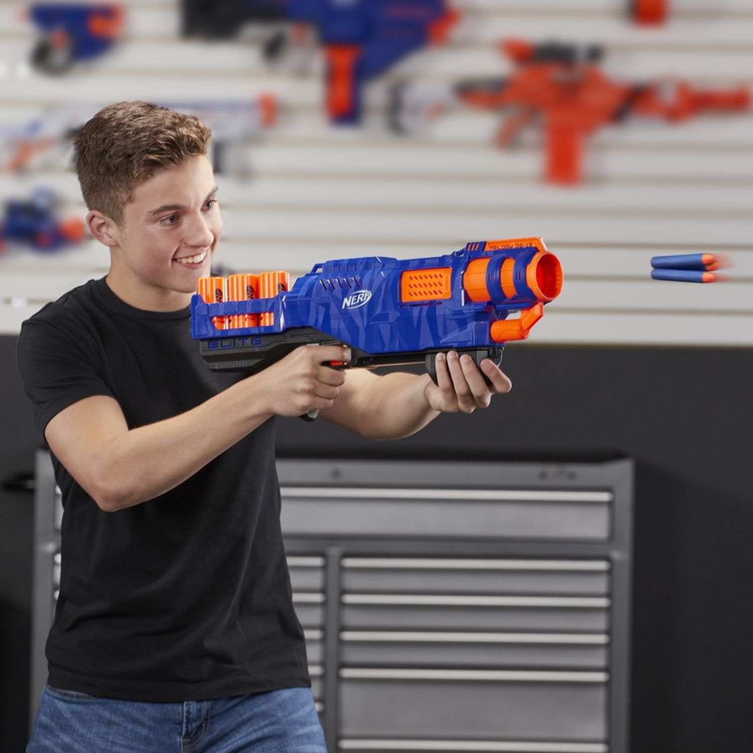 Nerf Blaster Elite Trilogy Ds 15 fotografia produsului View 5 L