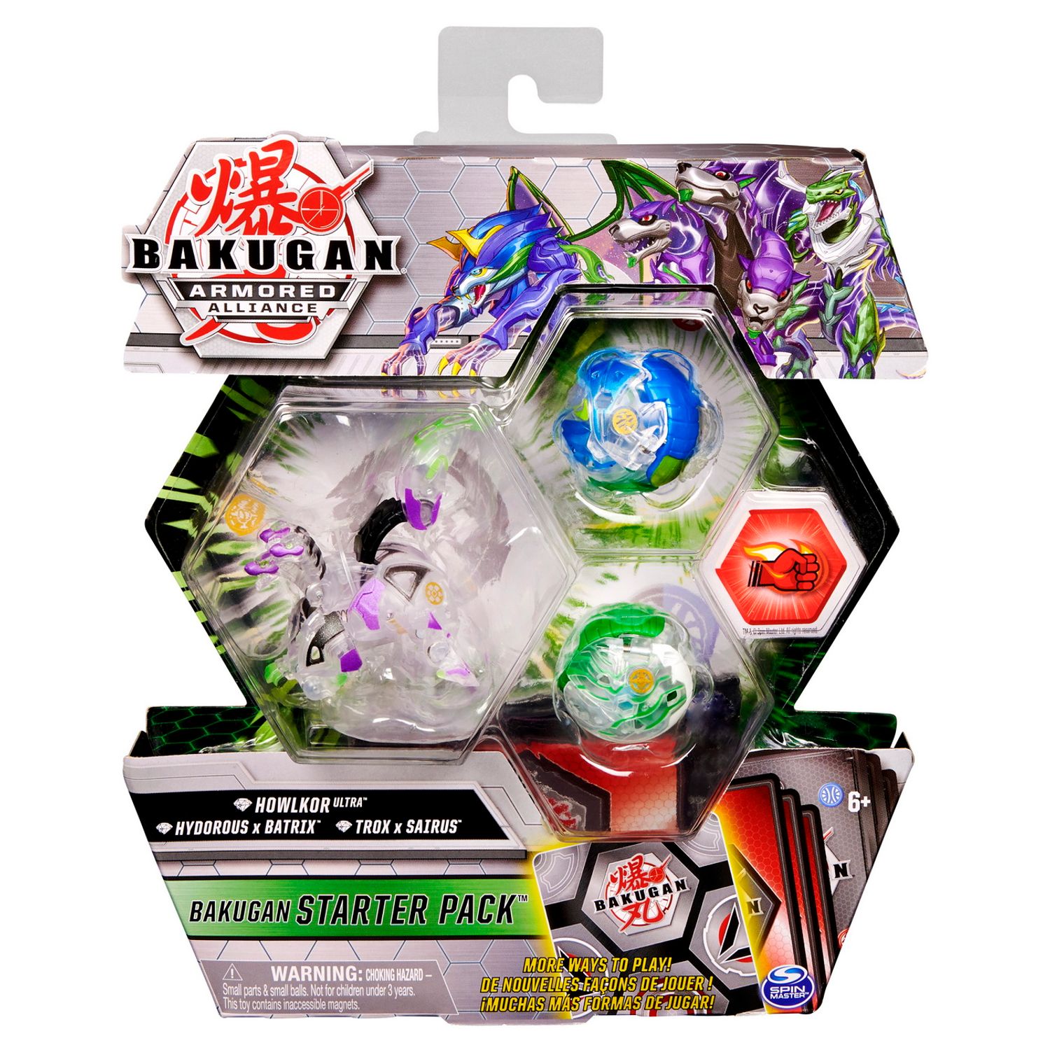 Bakugan S2 Pachet De Start Trox Hydorous Si Howlkor Ultra fotografia produsului