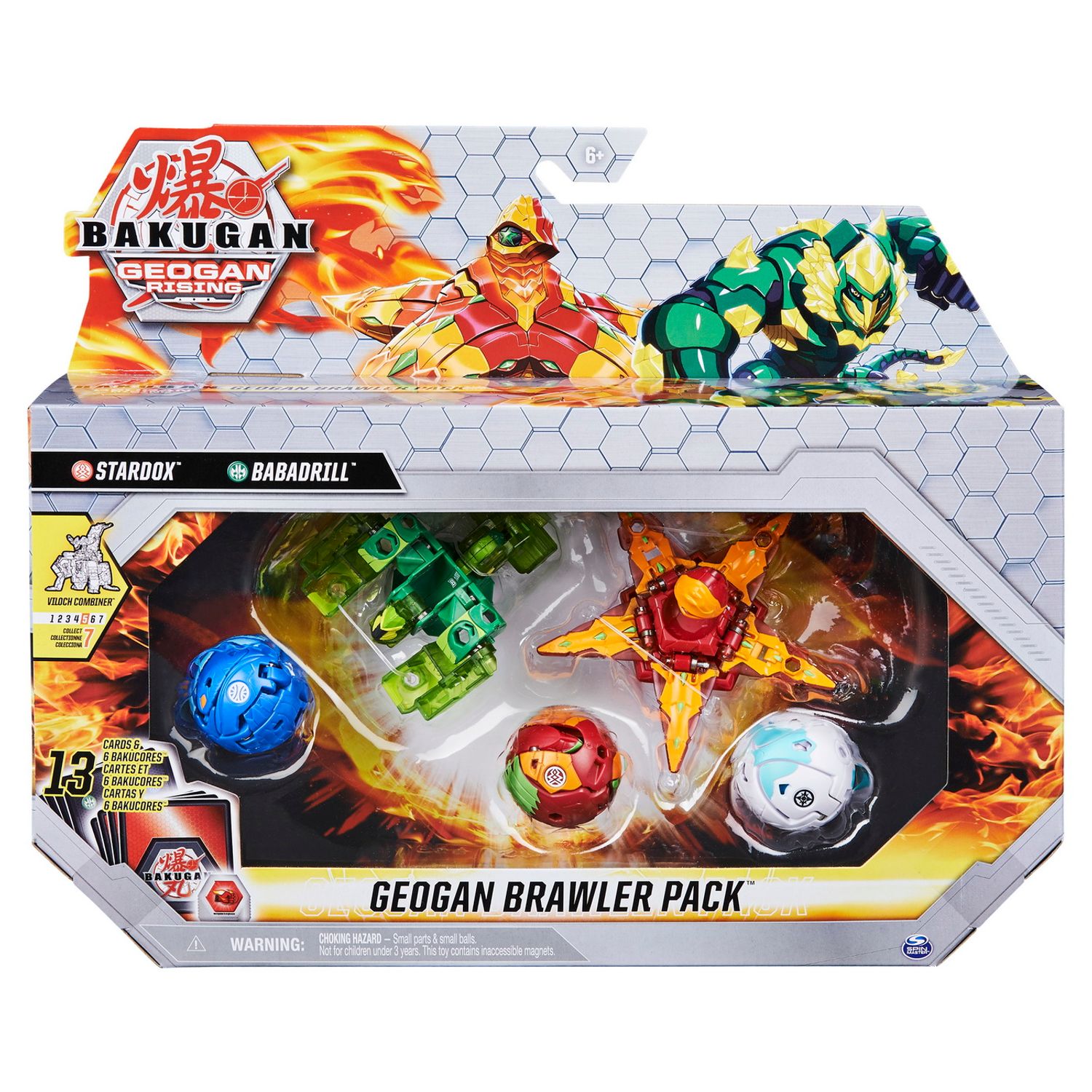 Bakugan S3 Set Geogan Brawler Stardox Si Babadrill fotografia produsului View 2 L